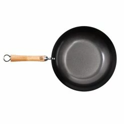 Coupon 😀 Honey Can Do 12'' Joyce Chen Classic Series Carbon Steel Nonstick Stir Fry Pan w/ Birch Handle 😍 -Honey Can Do Sales Store D614156S 4