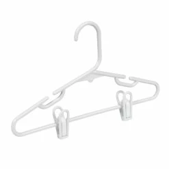 Cheapest 🎁 Honey Can Do White Kids Clothes Hangers with Clips, 18ct. 🔥 -Honey Can Do Sales Store D614161S 4