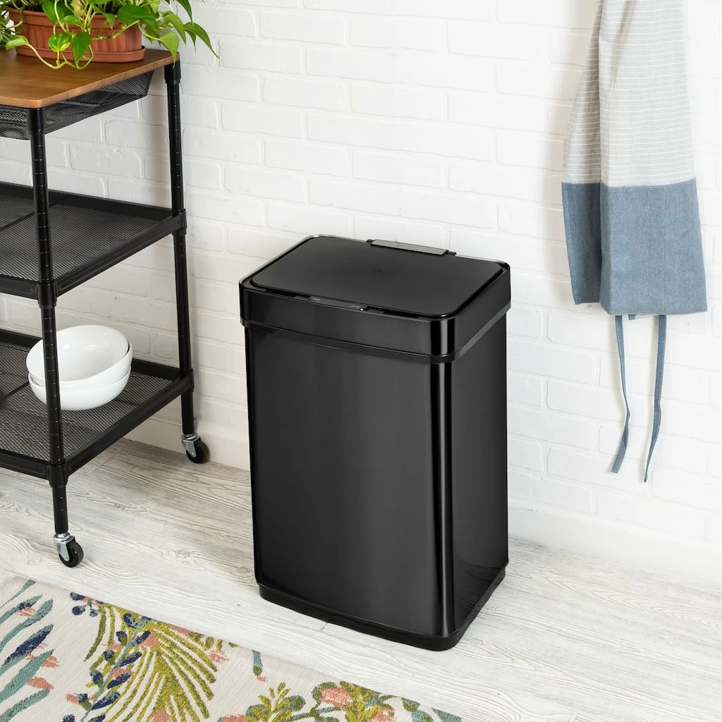 Discount β Honey Can Do 50L Black Stainless Steel Trash Can w/ Motion Sensor π 4 Discount β Honey Can Do 50L Black Stainless Steel Trash Can w/ Motion Sensor π - Image 2