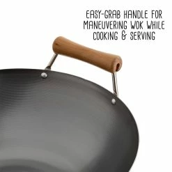 New β€οΈ Honey Can Do 14'' Joyce Chen Classic Series Carbon Steel Wok w/ Birch Handles π 17 New β€οΈ Honey Can Do 14'' Joyce Chen Classic Series Carbon Steel Wok w/ Birch Handles π -Honey Can Do Sales Store D614167S 7