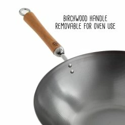 New β€οΈ Honey Can Do 14'' Joyce Chen Classic Series Carbon Steel Wok w/ Birch Handles π 19 New β€οΈ Honey Can Do 14'' Joyce Chen Classic Series Carbon Steel Wok w/ Birch Handles π -Honey Can Do Sales Store D614167S 9