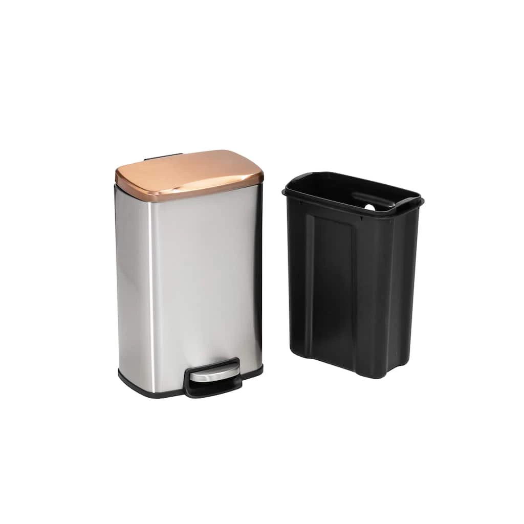 Best deal β¨ Honey Can Do Rose Gold Stainless Steel Step Trash Cans with Lid Set π― 8 Best deal β¨ Honey Can Do Rose Gold Stainless Steel Step Trash Cans with Lid Set π― - Image 6