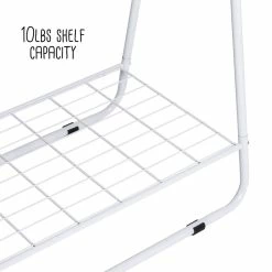 Best reviews of 🧨 Honey Can Do White Clothing Rack with Shelves and Hanging Bar ✨ -Honey Can Do Sales Store D614182S 12