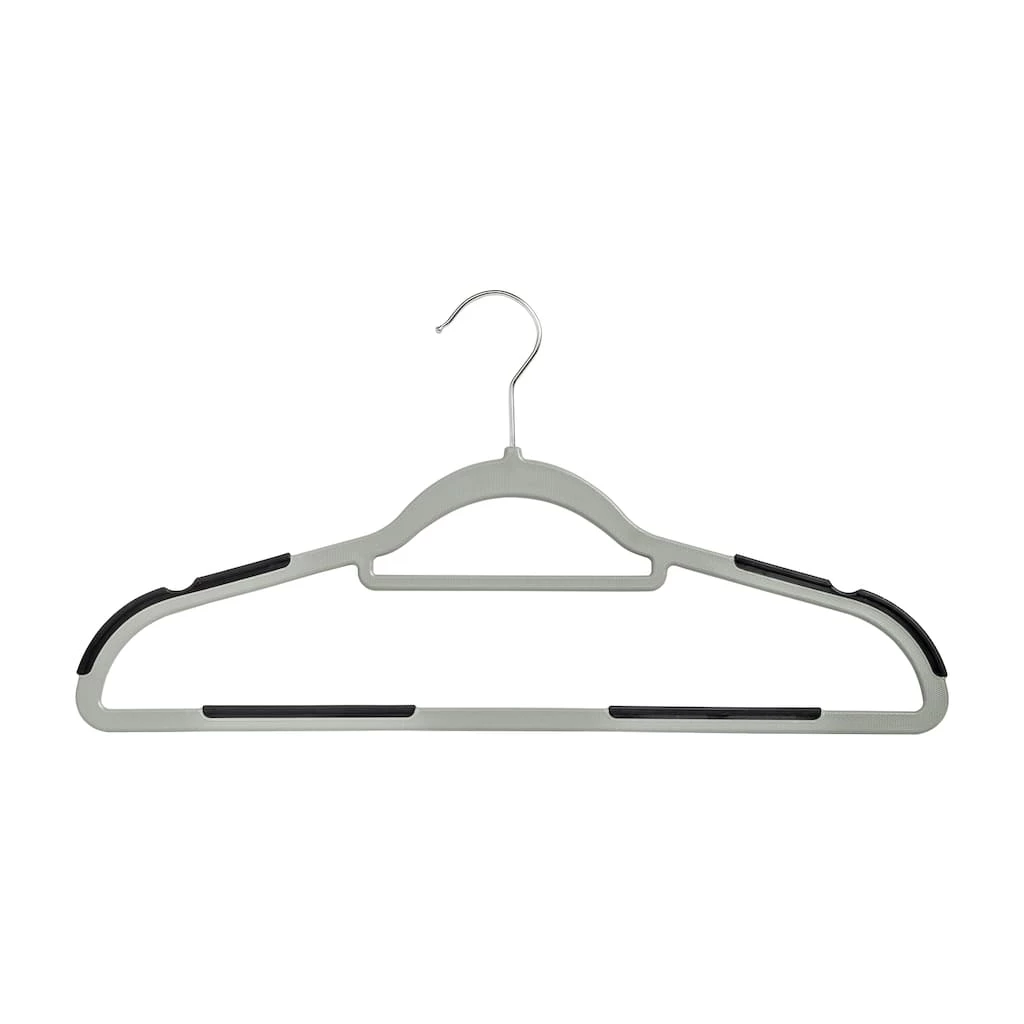 Flash Sale β Honey Can Do Gray & Black Anti-Slip Rubber Grip Plastic Hangers, 15ct. π 3 Flash Sale β Honey Can Do Gray & Black Anti-Slip Rubber Grip Plastic Hangers, 15ct. π