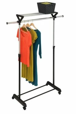 Best Sale π Honey Can Do Top Shelf Rolling Garment Rack β 7 Best Sale π Honey Can Do Top Shelf Rolling Garment Rack β -Honey Can Do Sales Store D614198S 3