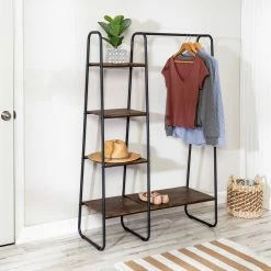 Coupon β¨ Honey Can Do Black/Natural Freestanding Metal Clothing Rack with Wood Shelves π 12 Coupon β¨ Honey Can Do Black/Natural Freestanding Metal Clothing Rack with Wood Shelves π -Honey Can Do Sales Store D614199S 1