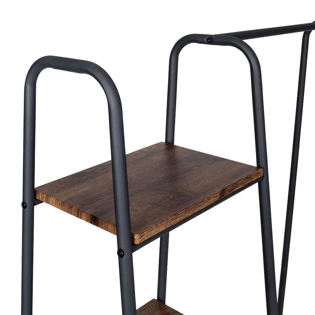 Coupon β¨ Honey Can Do Black/Natural Freestanding Metal Clothing Rack with Wood Shelves π 7 Coupon β¨ Honey Can Do Black/Natural Freestanding Metal Clothing Rack with Wood Shelves π - Image 5