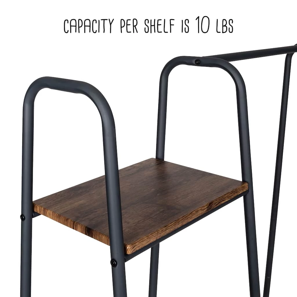 Coupon β¨ Honey Can Do Black/Natural Freestanding Metal Clothing Rack with Wood Shelves π 11 Coupon β¨ Honey Can Do Black/Natural Freestanding Metal Clothing Rack with Wood Shelves π - Image 9