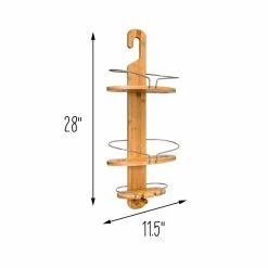 Coupon 🌟 Honey Can Do Bamboo Hanging Shower Caddy ✔️ -Honey Can Do Sales Store D614210S 5