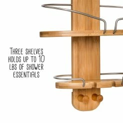 Coupon 🌟 Honey Can Do Bamboo Hanging Shower Caddy ✔️ -Honey Can Do Sales Store D614210S 6