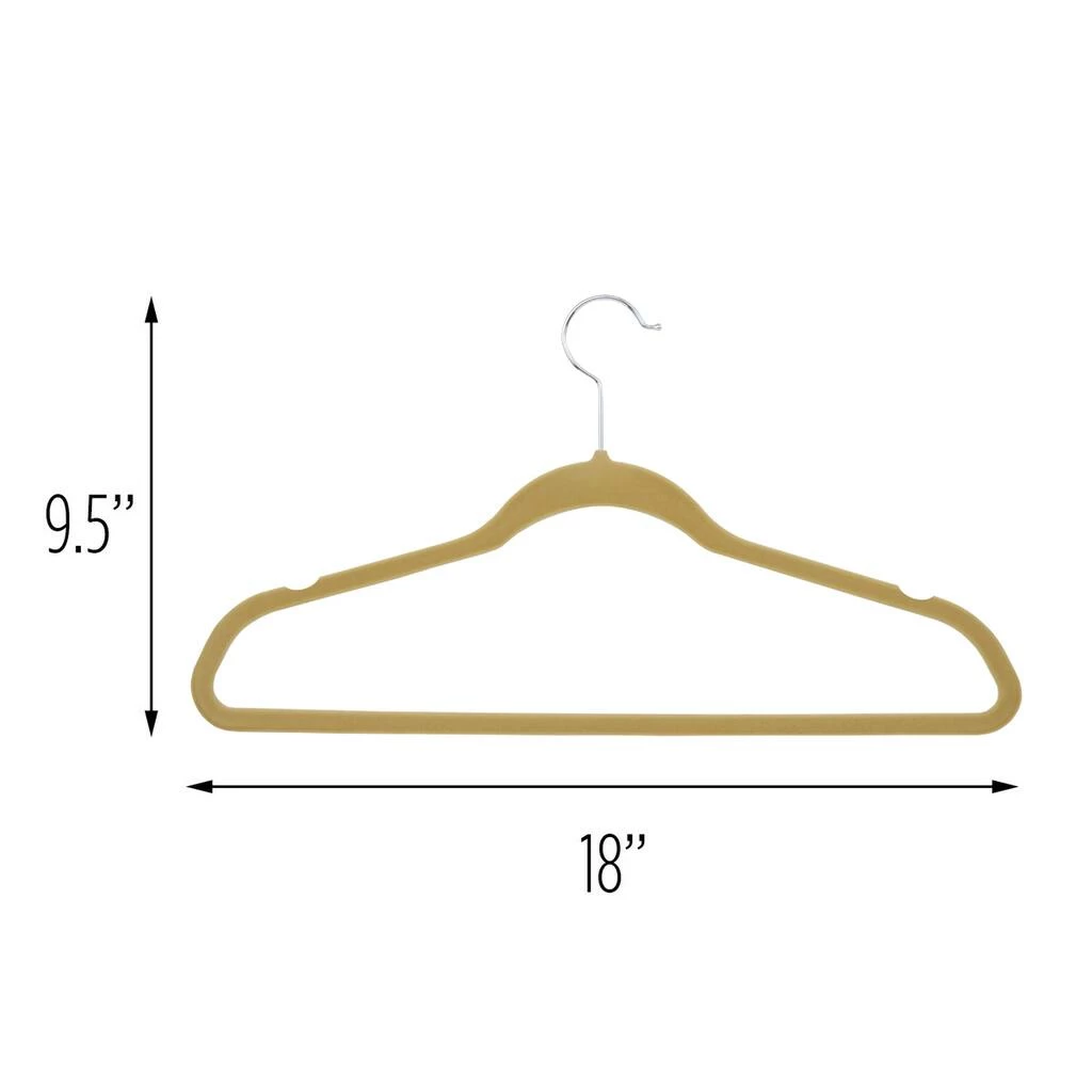 Budget ❤️ Honey Can Do Tan Flocked Suit Hanger, 50ct. ⌛ 8 Budget ❤️ Honey Can Do Tan Flocked Suit Hanger, 50ct. ⌛ - Image 6