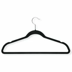 Cheapest 🥰 Honey Can Do Black Flocked Suit Hanger, 20ct. ❤️ -Honey Can Do Sales Store D614216S 2