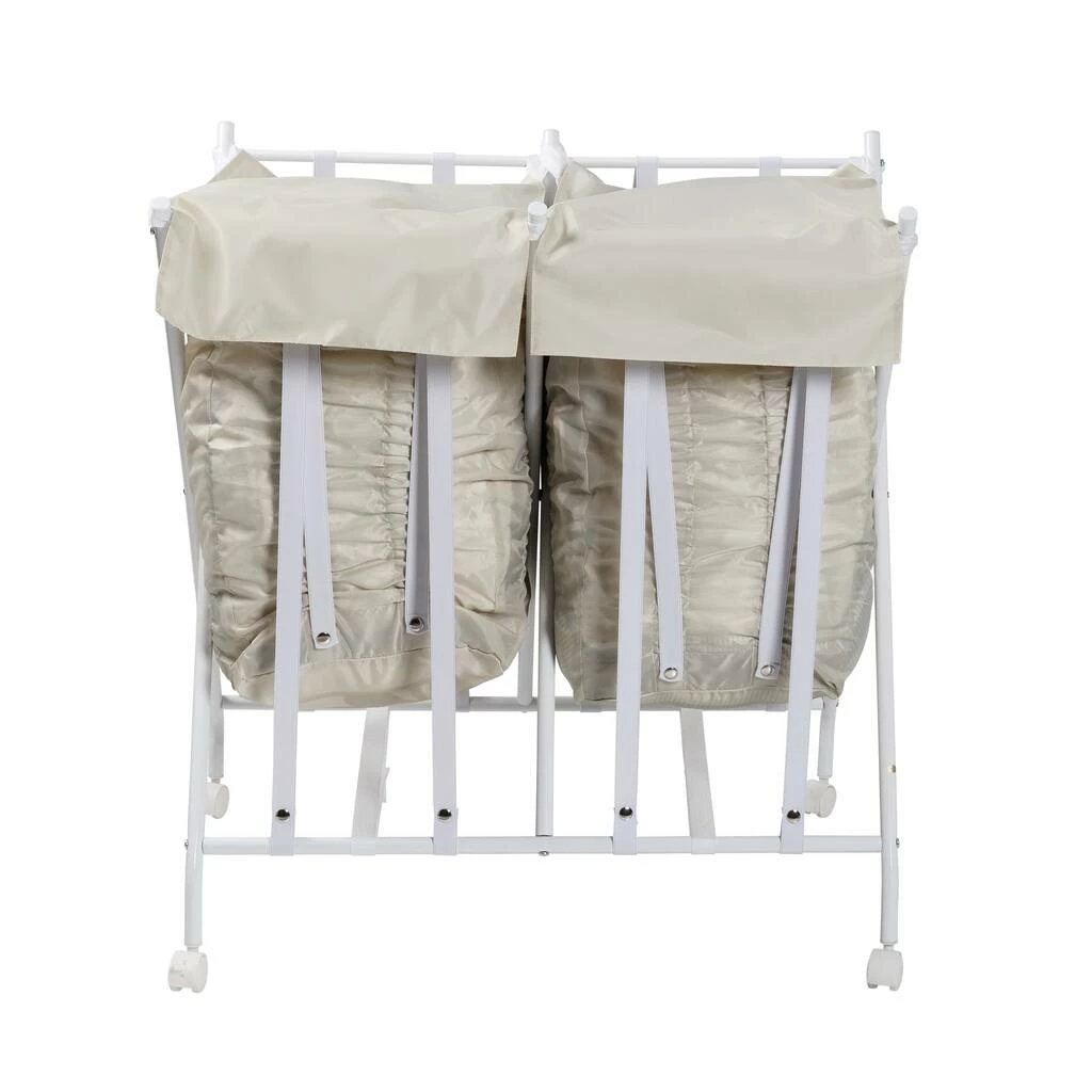 Discount π Honey Can Do White/Natural Double Bounce Back Hamper with Wheels and Lid β 14 Discount π Honey Can Do White/Natural Double Bounce Back Hamper with Wheels and Lid β - Image 12