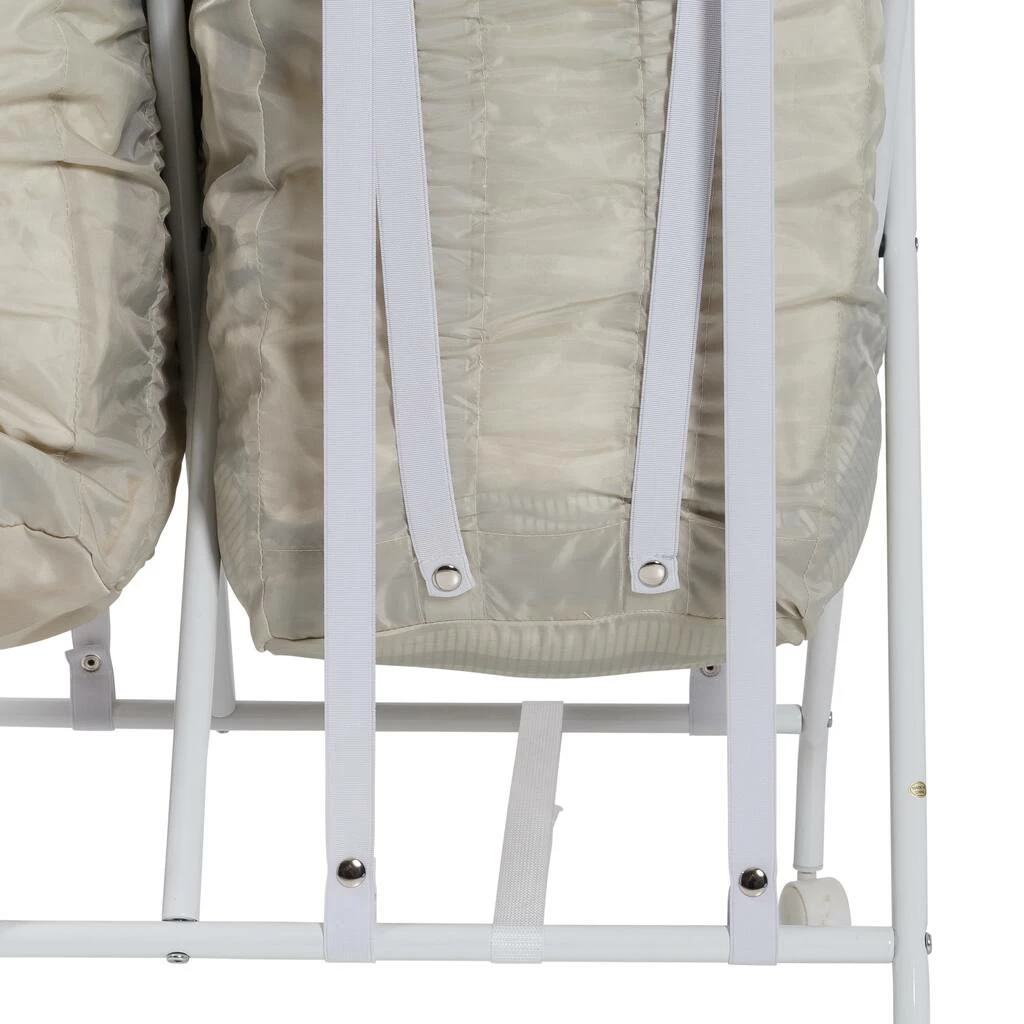 Discount π Honey Can Do White/Natural Double Bounce Back Hamper with Wheels and Lid β 10 Discount π Honey Can Do White/Natural Double Bounce Back Hamper with Wheels and Lid β - Image 8