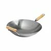 Best deal 🔔 Honey Can Do 14'' Joyce Chen Classic Series Round Bottom Carbon Steel Wok w/Birch Handles ✨ -Honey Can Do Sales Store D614228S 2