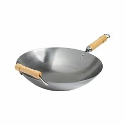 Best deal π Honey Can Do 14'' Joyce Chen Classic Series Round Bottom Carbon Steel Wok w/Birch Handles β¨