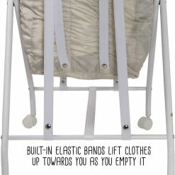 Deals ⭐ Honey Can Do White/Natural Single Bounce Back Hamper with Wheels and Lid ✨ 32 Deals ⭐ Honey Can Do White/Natural Single Bounce Back Hamper with Wheels and Lid ✨ -Honey Can Do Sales Store D614229S 15