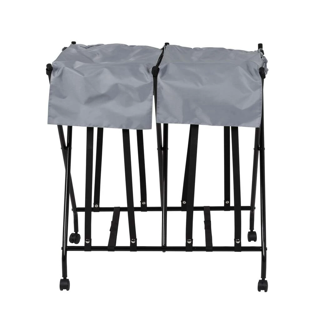 Wholesale π€© Honey Can Do Black/Gray Double Bounce Back Hamper with Wheels and Lid π 9 Wholesale π€© Honey Can Do Black/Gray Double Bounce Back Hamper with Wheels and Lid π - Image 7