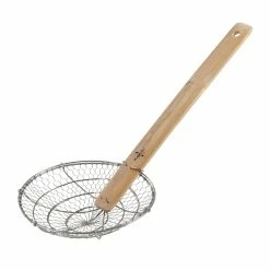 Brand new β Joyce Chen 7'' Stainless Steel Strainer with Bamboo Handle by Honey Can Do π₯