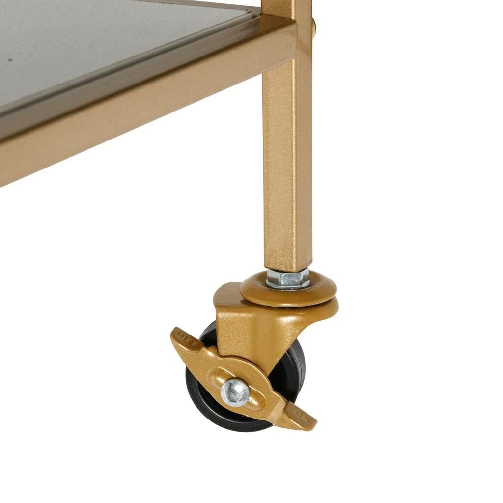 New βοΈ Honey Can Do 3-Tier Gold & White Rolling Bar & Serving Cart with Handles π€© 7 New βοΈ Honey Can Do 3-Tier Gold & White Rolling Bar & Serving Cart with Handles π€© - Image 5