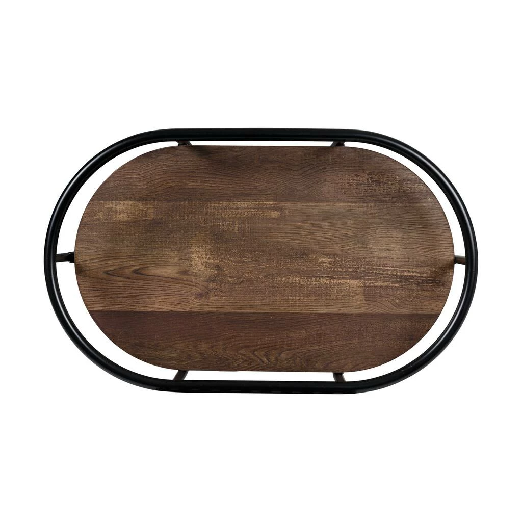 Buy π Honey Can Do 3-Tier Black & Rustic Brown Rolling Bar & Serving Cart π― 14 Buy π Honey Can Do 3-Tier Black & Rustic Brown Rolling Bar & Serving Cart π― - Image 12