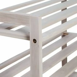 Discount π₯° Honey Can Do White Wash 4-Tier Bamboo π Shoe Rack π― 17 Discount π₯° Honey Can Do White Wash 4-Tier Bamboo π Shoe Rack π― -Honey Can Do Sales Store D654300S 7