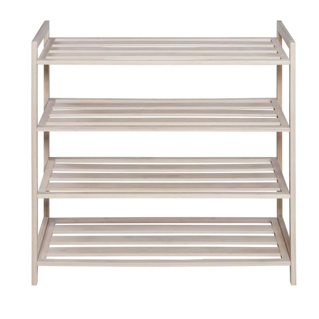Discount π₯° Honey Can Do White Wash 4-Tier Bamboo π Shoe Rack π― 10 Discount π₯° Honey Can Do White Wash 4-Tier Bamboo π Shoe Rack π― - Image 8