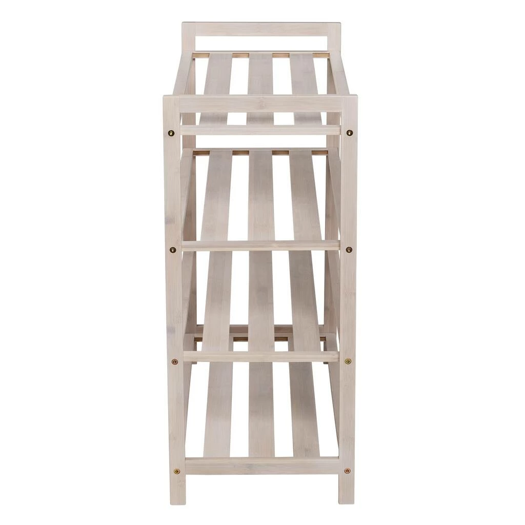 Discount π₯° Honey Can Do White Wash 4-Tier Bamboo π Shoe Rack π― 11 Discount π₯° Honey Can Do White Wash 4-Tier Bamboo π Shoe Rack π― - Image 9