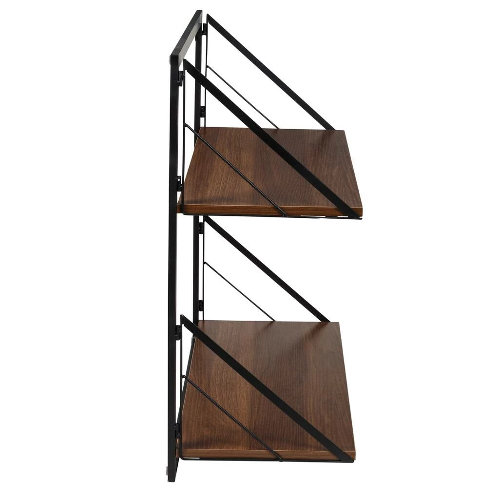 Budget β€οΈ Honey Can Do Walnut 2-Tier Floating Wall Shelf π 10 Budget β€οΈ Honey Can Do Walnut 2-Tier Floating Wall Shelf π - Image 8