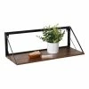 Deals π Honey Can Do Walnut Large Modern Farmhouse Floating Shelf with Metal Bracket π 1 Deals π Honey Can Do Walnut Large Modern Farmhouse Floating Shelf with Metal Bracket π -Honey Can Do Sales Store D654305S 1