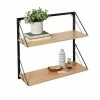 Cheap π Honey Can Do Maple Modern 2 Tier Wall Mounted Shelf π 1 Cheap π Honey Can Do Maple Modern 2 Tier Wall Mounted Shelf π -Honey Can Do Sales Store D654306S 1