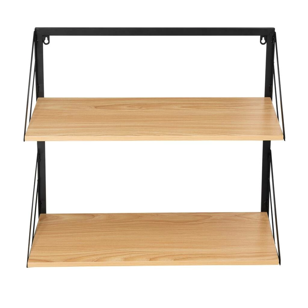 Cheap π Honey Can Do Maple Modern 2 Tier Wall Mounted Shelf π 9 Cheap π Honey Can Do Maple Modern 2 Tier Wall Mounted Shelf π - Image 7