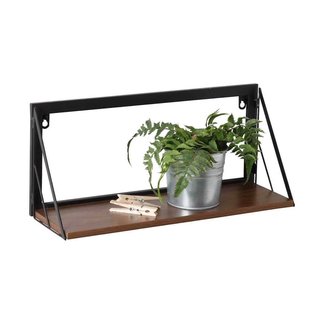 Budget π€© Honey Can Do Small Walnut Mid Century Modern Wall Mounted Shelf π 3 Budget π€© Honey Can Do Small Walnut Mid Century Modern Wall Mounted Shelf π