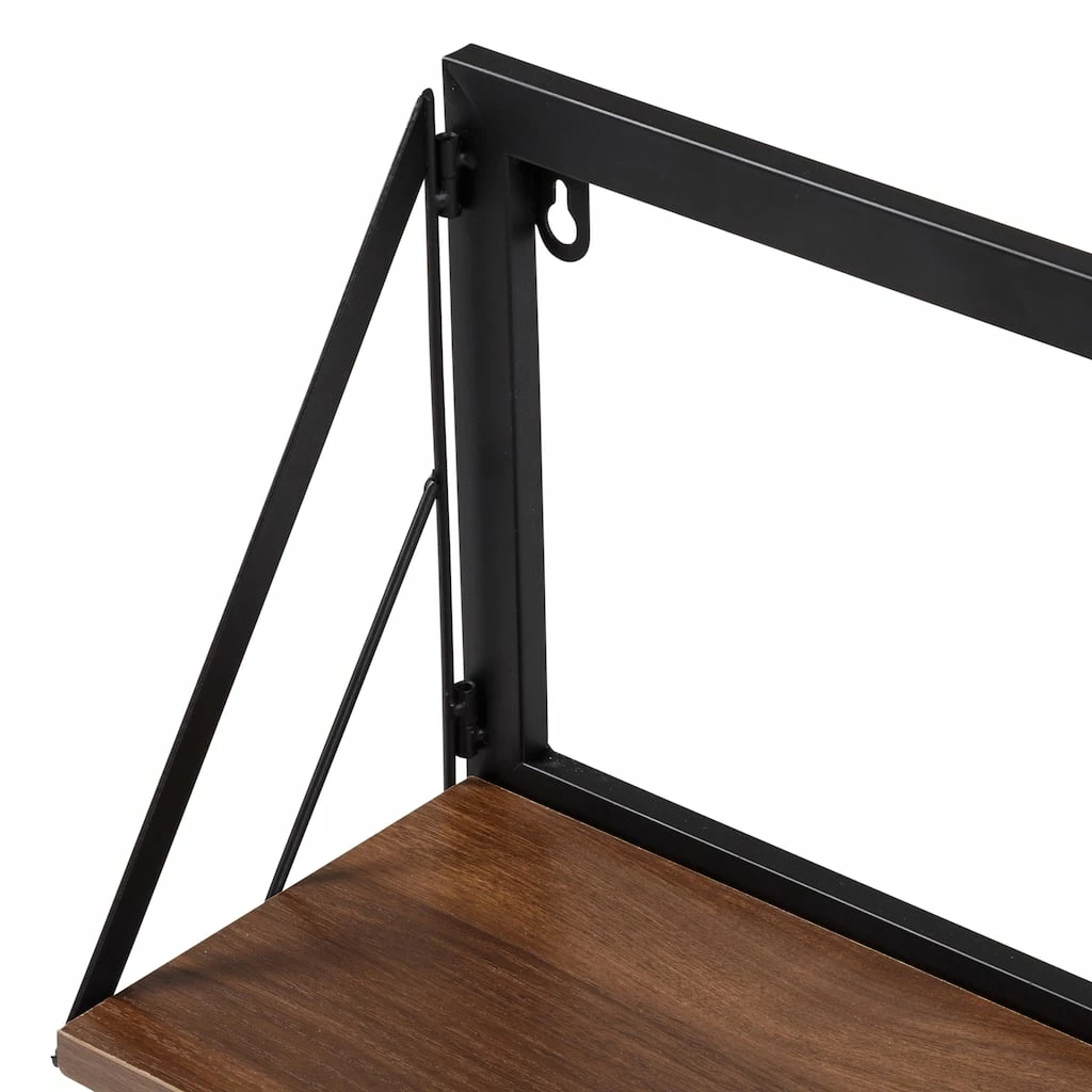 Budget π€© Honey Can Do Small Walnut Mid Century Modern Wall Mounted Shelf π 8 Budget π€© Honey Can Do Small Walnut Mid Century Modern Wall Mounted Shelf π - Image 6