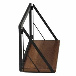 Budget π€© Honey Can Do Small Walnut Mid Century Modern Wall Mounted Shelf π 17 Budget π€© Honey Can Do Small Walnut Mid Century Modern Wall Mounted Shelf π -Honey Can Do Sales Store D654309S 8