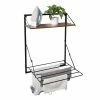 Cheap 🌟 Honey Can Do 31" Black & Walnut Collapsible Wall-Mounted Clothes Drying Rack with Shelf 🛒 1 Cheap 🌟 Honey Can Do 31" Black & Walnut Collapsible Wall-Mounted Clothes Drying Rack with Shelf 🛒 -Honey Can Do Sales Store D654314S 1