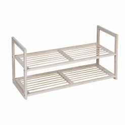 Deals π Honey Can Do White Wash 2-Tier Stackable Bamboo π Shoe Rack β 13 Deals π Honey Can Do White Wash 2-Tier Stackable Bamboo π Shoe Rack β -Honey Can Do Sales Store D654316S 3