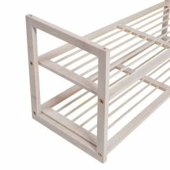 Deals π Honey Can Do White Wash 2-Tier Stackable Bamboo π Shoe Rack β 15 Deals π Honey Can Do White Wash 2-Tier Stackable Bamboo π Shoe Rack β -Honey Can Do Sales Store D654316S 5