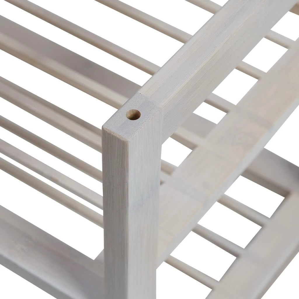 Deals π Honey Can Do White Wash 2-Tier Stackable Bamboo π Shoe Rack β 8 Deals π Honey Can Do White Wash 2-Tier Stackable Bamboo π Shoe Rack β - Image 6