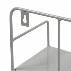 Hot Sale 🛒 Honey Can Do Gray 2-Tier Metal Wall Shelf 🔥 -Honey Can Do Sales Store D665781S 3