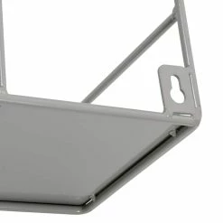 Hot Sale 🛒 Honey Can Do Gray 2-Tier Metal Wall Shelf 🔥 -Honey Can Do Sales Store D665781S 4