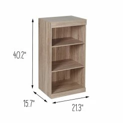 Coupon 🛒 Honey Can Do Brown Freestanding Stackable Shelf Unit with 2 Shelves & Wood Finish 🔥 -Honey Can Do Sales Store D665787S 11