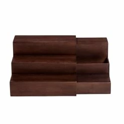 Best Sale 👏 Walnut Expandable Bamboo Tiered Spice Rack by Honey Can Do 🌟 -Honey Can Do Sales Store D665789S 7