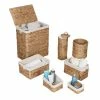 New π 7-Piece Water Hyacinth Woven Bathroom Storage Basket Set by Honey Can Do β€οΈ 2 New π 7-Piece Water Hyacinth Woven Bathroom Storage Basket Set by Honey Can Do β€οΈ -Honey Can Do Sales Store D665790S 1