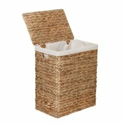 New 🔔 7-Piece Water Hyacinth Woven Bathroom Storage Basket Set by Honey Can Do ❤️ -Honey Can Do Sales Store D665790S 4