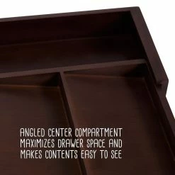 Cheap 😉 17'' Walnut Expandable Kitchen Drawer Organizer Tray by Honey Can Do 🎁 -Honey Can Do Sales Store D665792S 10