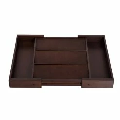 Cheap 😉 17'' Walnut Expandable Kitchen Drawer Organizer Tray by Honey Can Do 🎁 -Honey Can Do Sales Store D665792S 7