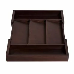 Cheap 😉 17'' Walnut Expandable Kitchen Drawer Organizer Tray by Honey Can Do 🎁 -Honey Can Do Sales Store D665792S 8
