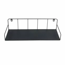 Best Sale 🎉 Honey Can Do Black Curved Metal Floating Shelf 👍 -Honey Can Do Sales Store D665794S 6